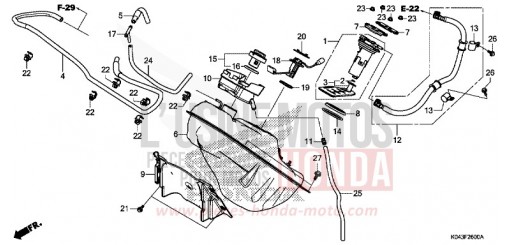 RESERVOIR A CARBURANT NSS300AD de 2013